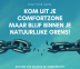 Kom uit je comfortzone!